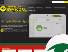 Tablet Screenshot of northeastsecuritysolutions.com